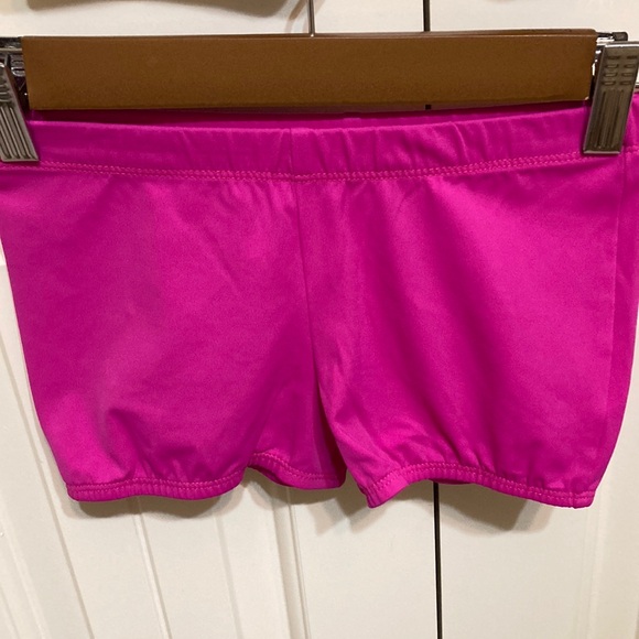 Girls Pink Booty Dance Shorts - Picture 1 of 3